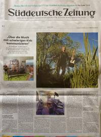 Porträt über Sio Steinberger in der Printausgabe der Süddeutschen Zeitung Titel: